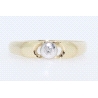 ANILLO EN ORO CON UN BRILLANTE DE 0,03CT