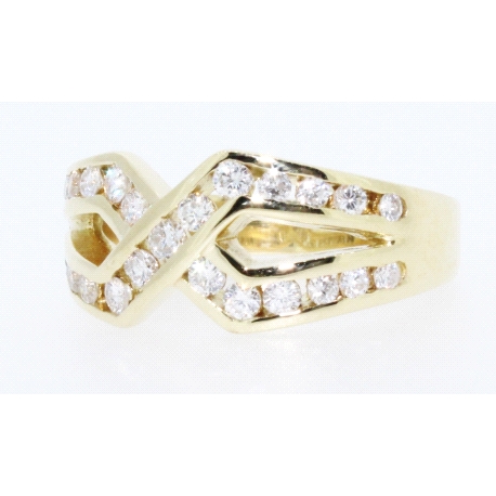 ANILLO EN ORO CON 0,51CT. EN BRILLANTES