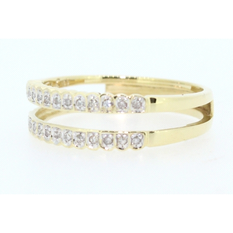 ANILLO EN ORO CON 0,20CT EN BRILLANTES