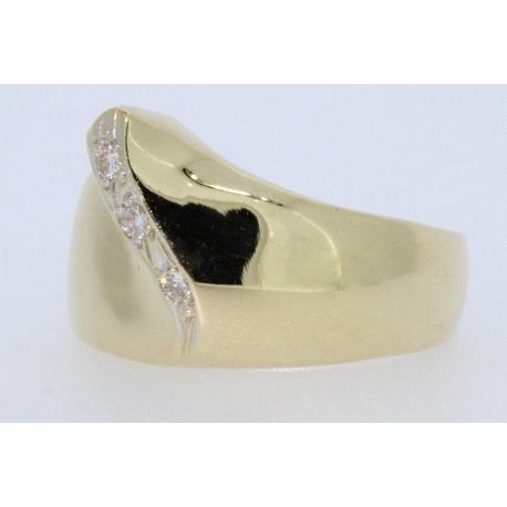 ANILLO EN ORO CON 0,05CT. EN BRILLANTES