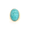 ANILLO EN ORO DE 14 KT CON LARIMAR