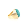 ANILLO EN ORO DE 14 KT CON LARIMAR