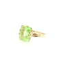 ANILLO EN ORO CON PERIDOTO VERDE