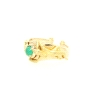 ANILLO MUJER EN ORO CON AGATA VERDE