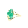 ANILLO EN ORO CON AGATA VERDE