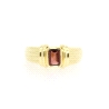 ANILLO EN ORO CON ENSTATITA MARRON