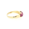 ANILLO EN ORO CON CUARZO ROSADO