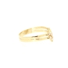 ANILLO DOBLE EN ORO CON CIRCONITAS