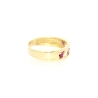 ANILLO EN ORO CON RUBIES Y CIRCONITAS