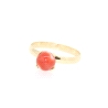 ANILLO EN ORO CON CORAL