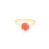 ANILLO EN ORO CON CORAL