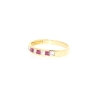 ANILLO EN ORO CON RUBIES Y CIRCONITAS