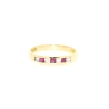 ANILLO EN ORO CON RUBIES Y CIRCONITAS