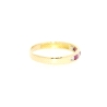 ANILLO EN ORO CON RUBIES Y CIRCONITAS