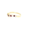 ANILLO EN ORO CON RUBIES Y CIRCONITAS