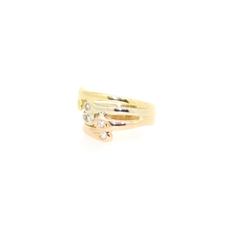 ANILLO EN ORO CON CIRCONITAS