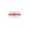 ANILLO EN ORO CON RUBIES Y CIRCONITAS