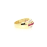 ANILLO EN ORO CON RUBIES Y CIRCONITAS