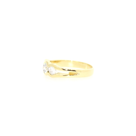 ANILLO EN ORO DE 18 KT CON CIRCONITAS