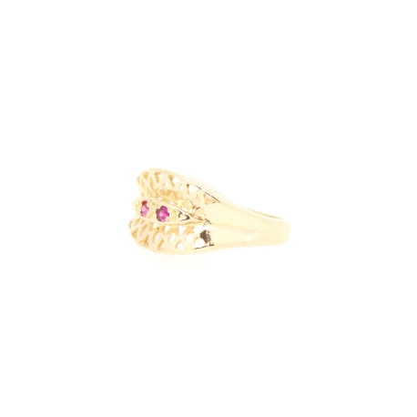 ANILLO EN ORO CON RUBIES