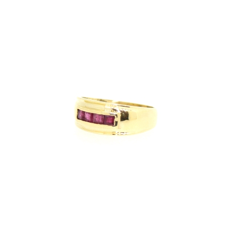 ANILLO EN ORO CON RUBIES