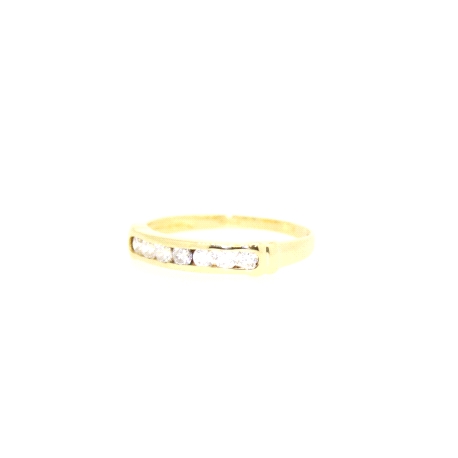 ANILLO EN ORO CON CIRCONITAS