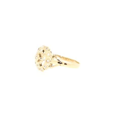 ANILLO MODELO ANTIGUO EN ORO DE 14 KT