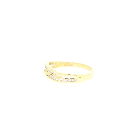 ANILLO EN ORO DE 18 KT CON CIRCONITAS