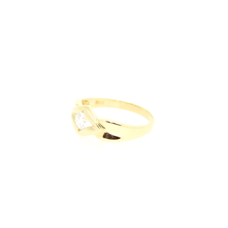 ANILLO EN ORO DE 18 KT CON CIRCONITA