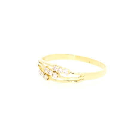 ANILLO EN ORO CON CIRCONITAS