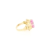 ANILLO EN ORO CON ZAFIRO ROSADO