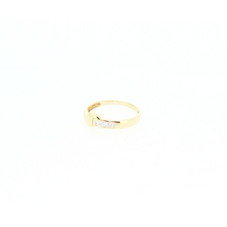 ANILLO EN ORO CON CIRCONITAS