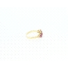 ANILLO EN ORO CON RUBIES Y CIRCONITAS