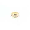 ANILLO EN ORO CON RUBIES Y CIRCONITAS