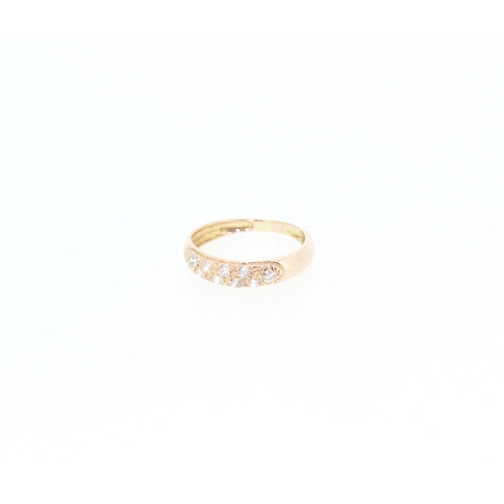 ANILLO EN ORO CON CIRCONITAS