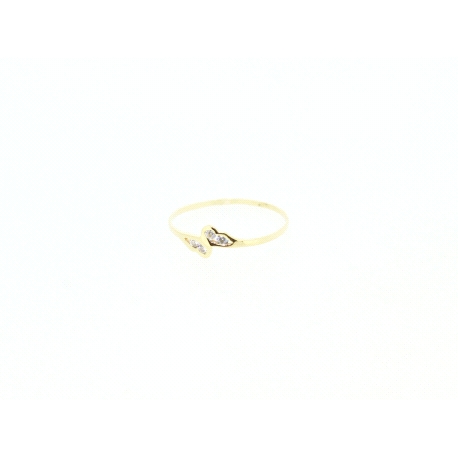 ANILLO EN ORO CON CIRCONITAS