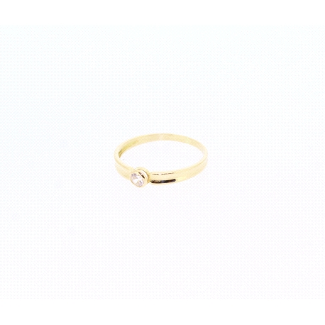 ANILLO EN ORO DE 18 KT CON CIRCONITA