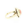 ANILLO EN ORO DE 18KT CON CORAL