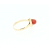 ANILLO EN ORO DE 18KT CON CORAL