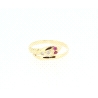 ANILLO SERPIENTE CON RUBIES Y CIRCONITAS