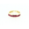 ANILLO EN ORO DE 18KT CON RUBIES