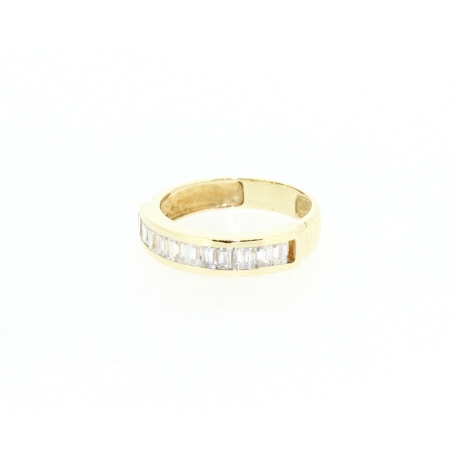 ANILLO EN ORO DE 18KT CON CIRCONITAS