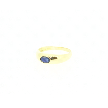 ANILLO EN ORO DE 18KT CON RUBI