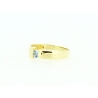 ANILLO EN ORO DE 18KT CON TOPACIO AZUL