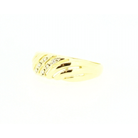 ANILLO EN ORO DE 18KT CON CIRCONITAS