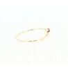 ANILLO EN ORO DE 18KT CON RUBI