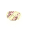 ANILLO EN ORO CON RUBIES Y CIRCONITAS