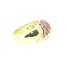 ANILLO EN ORO CON RUBIES Y CIRCONITAS