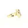 ANILLO EN ORO DE 18KT CON AMATISTA