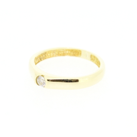 ANILLO EN ORO DE 18KT CON CIRCONITA